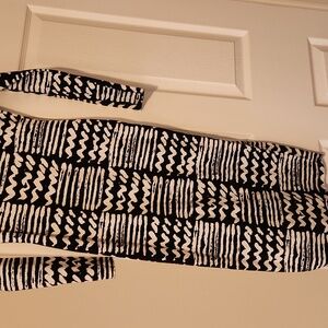 ASOS Monochrome Zigzag Dress